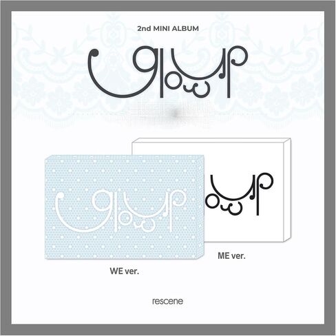 RESCENE Glow Up 2nd Mini Album QR Version with Tracking Sealed (QR Set(WE+ME)) in Saudi Arabia