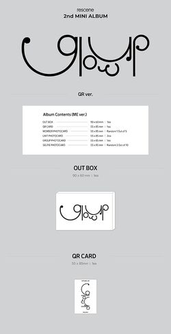 RESCENE Glow Up 2nd Mini Album QR Version with Tracking Sealed (QR Set(WE+ME)) in Saudi Arabia