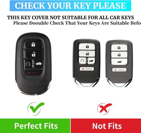 بالنسبة لغطاء Honda Key Fob ، واقي Car Key Case متوافق مع 2022 2023 2024 Honda Accord Civic HR-V CR-V Pilot Smart Key (Black Rose) in Saudi Arabia
