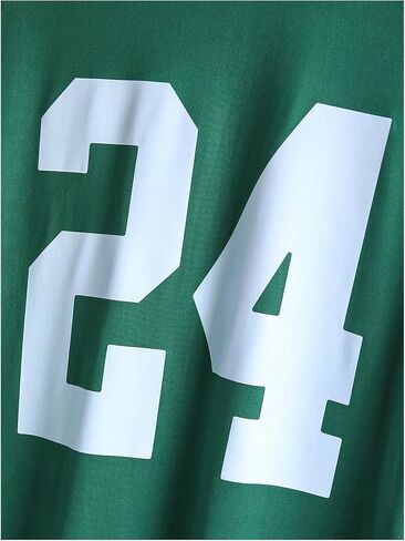 SOLY HUX Women's Jersey Shirts Number Graphic Tees Short Sleeve Crew Neck Loose Y2k Tops in Saudi Arabia