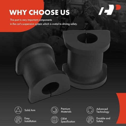 A-Premium 2 x Rear Sway Bar Bushing Kit, Compatible with Mitsubishi Eclipse 2000-2005, Galant 1999-2003 in Saudi Arabia