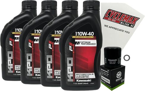 Standard KPO Oil Change Kit compatible with 2024-2025 Kawasaki NINJA 500 ZX5 in Saudi Arabia