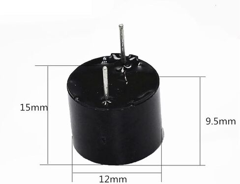 10pcs/lot 12065 12 * 6.5mm 12095 12 * 9.5mm Active Buzzer 3V/5V/12V Active Buzzer Magnetic Long Continous Beep Tone(12065 3V) in Saudi Arabia