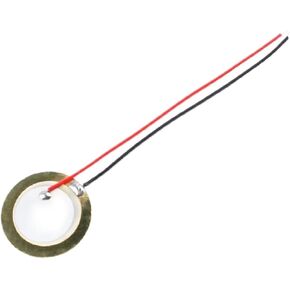 10Pcs Piezoelectric Piezo Ceramic Wafer Plate Dia 20mm for Buzzer Loudspeaker Sensor with Wire in Saudi Arabia
