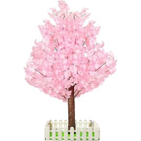 Artificial Cherry Trees Indoor Decor: Handmade Natural Fake Cherry Blossom Pink Tree Outdoor for Party Wedding Christmas in Saudi Arabia