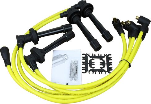 Dragon Fire Performance 8.5mm Mill Yellow Isshition سلك سلك توصيل شرارة مجموعة من 1992-2002 Acura Honda Integra Civic B-Series V-Tech All 1.6L 1.8L B16 B17 B18 B20 JDM يستبدل HE64 OEM FIT PWTD-LY in Saudi Arabia