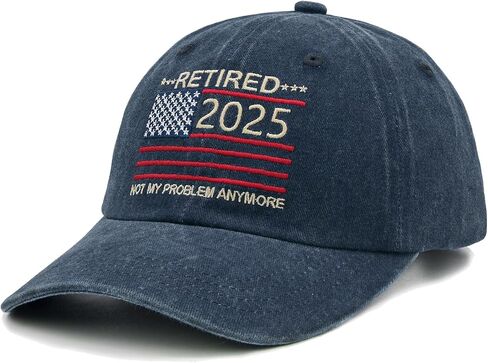 Retirement Hats 2025, Retirement Gifts for Women Men, Embroidered Retired 2025 Not My Problems Anymore Baseball Cap in Saudi Arabia