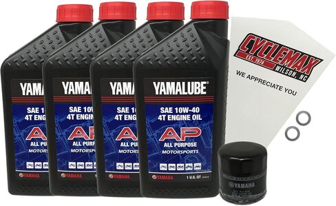 Standard 10W-40 Oil Change Kit compatible with 2019-2023 Yamaha Wolverine X2 in Saudi Arabia