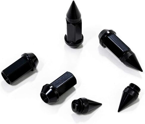 SuperATV M12x1.5 Spike Lug Nuts Compatible with RZR/General 1000 / Ranger XP 900-1000 / Can Am X3 / Kawasaki Teryx/Pioneer 1000 / Honda Talon | Fierce Custom Look That Will Elevate Your Style in Saudi Arabia
