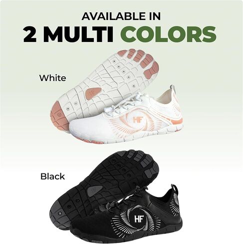 حذاء Hike Footwear-HF Active - حذاء حافي القدمين لأسلوب الحياة النشط وتخفيف الآلام، مع صندوق عريض عند الأصابع، مسامي (للجنسين) in Kuwait