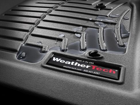 WeatherTech Custom Fit FloorLiners for Jeep Wrangler 4-Door, Rubicon 392, Unlimited 4-Door - 1st & 2nd Row, Black in Saudi Arabia