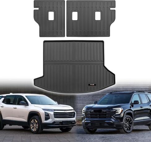 for 2025 Chevy Equinox/GMC Terrain Trunk Cargo Mats Liner TPE All Weather Rubber Protection Mats for Chevy Equinox Accessories (Only for 2025, Not for EV) in Saudi Arabia