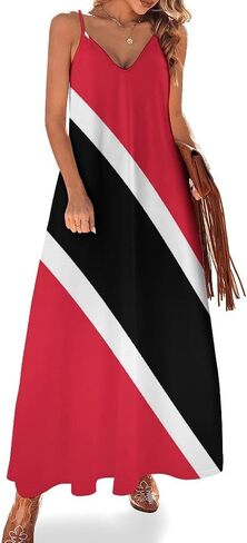 Womens Soft Long Dresses, Maxi Dress with Spaghetti Strap, Casual Sundress for Travel in Saudi Arabia