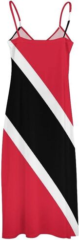 Womens Soft Long Dresses, Maxi Dress with Spaghetti Strap, Casual Sundress for Travel in Saudi Arabia