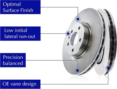 Centric 121.65039 C-Tek Automotive Front Brake Rotor Fits Select Ford Model Year in Saudi Arabia