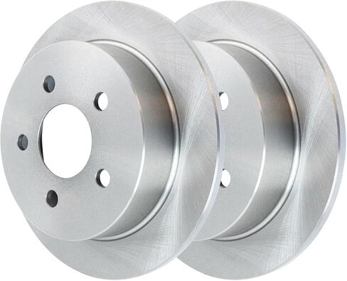 AutoShack Brake Rotors Rear Brake Rotor Replacement Kit for Pontiac Grand Am Buick Regal Century Riviera Oldsmobile Alero Intrigue 2000-2005 Chevrolet Impala Monte Carlo 2002-2004 Venture R65041PR in Saudi Arabia