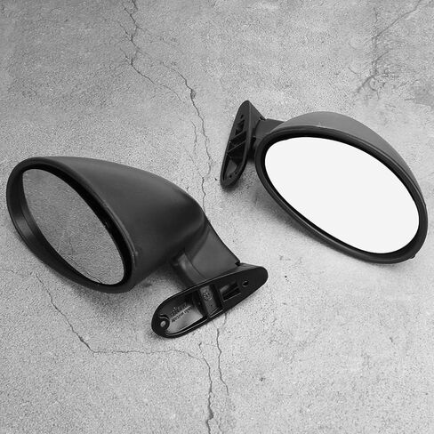 Black Side Door Mirror, Universal Blind Spot Mirror - Panoramic View for Car Accessory in Saudi Arabia