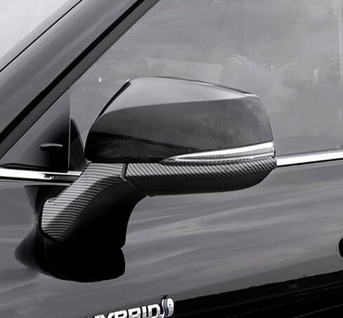 Car Accessories Rear View Mirror Stripe Cover Fit For Toyota Sienna 2021 2022 2023 ABS 4PCS(Carbon Fiber Style) in Saudi Arabia