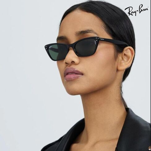 Ray-Ban RB2299 Lady Burbank Cat Eye Leypses Sunglasses مع حزمة مجموعة النظارات الرسمية in Saudi Arabia