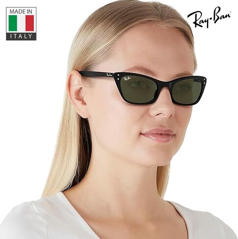 Ray-Ban RB2299 Lady Burbank Cat Eye Leypses Sunglasses مع حزمة مجموعة النظارات الرسمية in Saudi Arabia