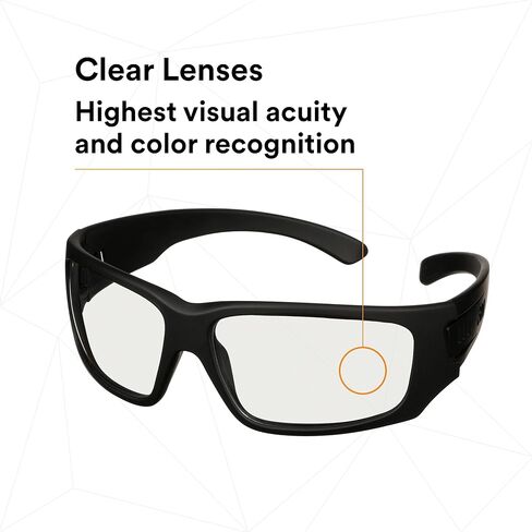 3M Maxim Elite 1000 Series, MXE1029SGAF-BLK, Black Frame Anti-Scratch Coating, Blue-Violet Mirror AS Lens in Saudi Arabia