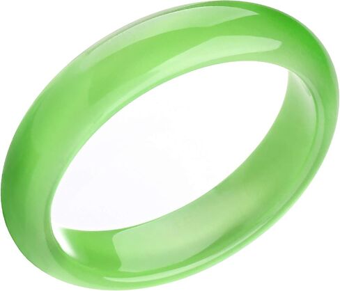 Jade Bangle Bracelet for Women, Good Luck Gifts with Jewelry Box, OPA in Saudi Arabia