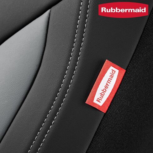 Rubbermaid Leather Mesh Car Seat Covers, Breathable Air Mesh Front Seat Cover, Universal Fit Slip-on Design, Airbag Compatible, Automotive Seat Protector for Most Cars, SUVs, Trucks, Vans-Gray in Saudi Arabia