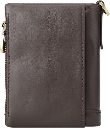 Full-Grain Oil-Wax Cowhide Men’s Wallet with Multifunctional Large Capacity Purse RFID Blocking Protection Design in Saudi Arabia