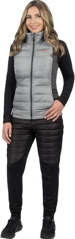 FXR Women's Phoenix Quilted Vest 2025 (Grey/Char - X-Small) in Saudi Arabia