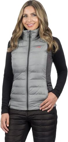 FXR Women's Phoenix Quilted Vest 2025 (Grey/Char - X-Small) in Saudi Arabia