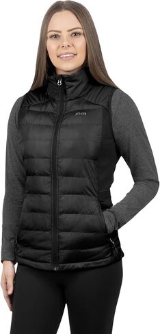 FXR Women's Phoenix Quilted Vest 2025 (Grey/Char - X-Small) in Saudi Arabia