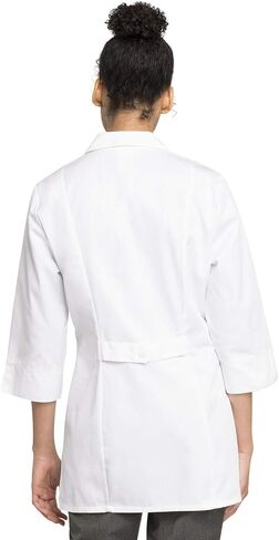 Cherokee Women's Professional Whites with Certainty and Fluid Barrier 30" 3/4 Sleeve Lab Coat in Saudi Arabia
