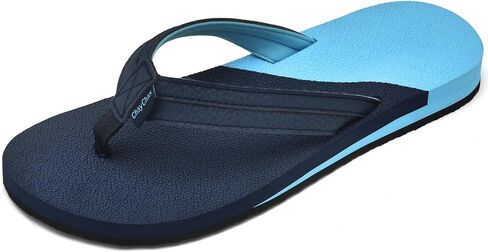 ChayChax Womens Two-Tone Flip Flops with Arch Support Comfort Beach Thong Sandals Indoor Outdoor, White, 6 Women in Kuwait