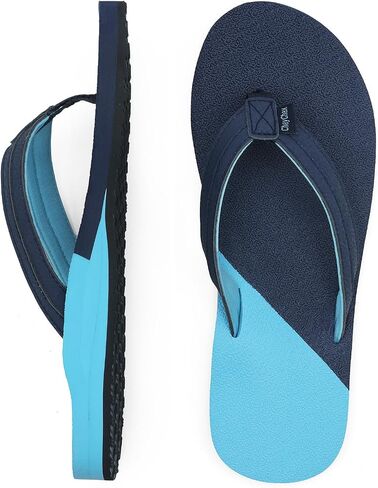 ChayChax Womens Two-Tone Flip Flops with Arch Support Comfort Beach Thong Sandals Indoor Outdoor, White, 6 Women in Kuwait