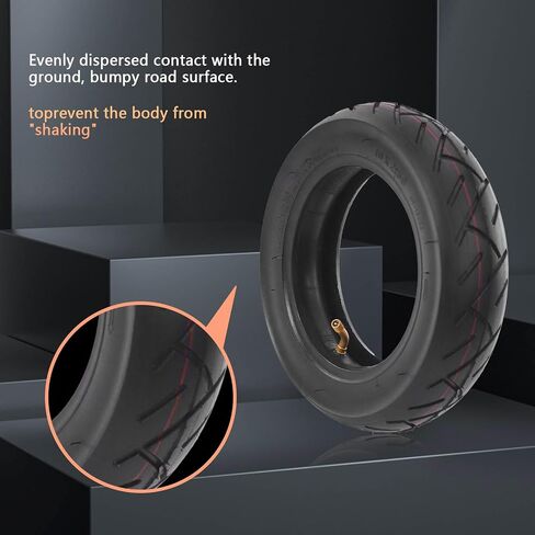 8.5 Inch Highway Electric Scooter Replacement Tire, 81/2 * 2 Compatible 8.5 Inch Electric Scooter Rubber Vibration Dampers Tyre,with Inner Tube in Saudi Arabia