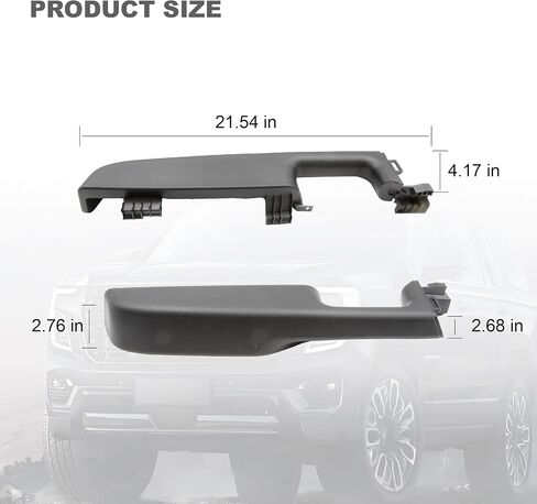 Front Door Armrest Handle Replacement Driver & Passenger Side Fit for 1999-2006 Chevy Suburban/Tahoe for GMC Yukon/Avalanche Escalade 1999-2006 Replace 88981547 12472876 in Kuwait