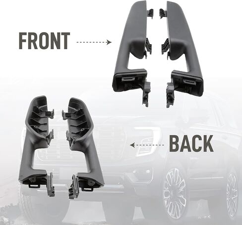 Front Door Armrest Handle Replacement Driver & Passenger Side Fit for 1999-2006 Chevy Suburban/Tahoe for GMC Yukon/Avalanche Escalade 1999-2006 Replace 88981547 12472876 in Kuwait