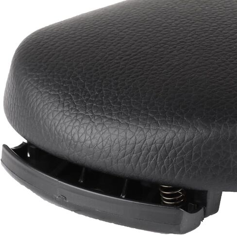 Auto Center Center Console Lid Armrest Cover Presentize Presenting for Volkswagen for 1999-2010 for Beetle ، 1999-2005 for Golf/Jetta Mk4/Passat (Black) in Saudi Arabia