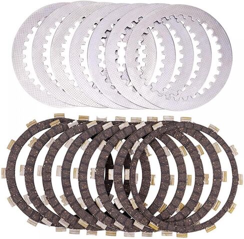 احتكاك القابض للدراجات النارية ومجموعة لوحة الصلب متوافقة مع YFZ450 YFZ450R YFZ450X YFM700R 700RSE 700RSP 700R نماذج (مجموعة الورق) in Saudi Arabia