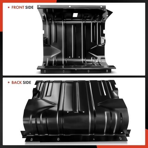 A-Premium Fuel Tank Skid Plate Guard متوافق مع Jeep YJ Series Wrangler 1987-1993 ، CJ Series CJ5 1981-1983 ، CJ7 1981-1986 ، Scrambler 1981-1986 ، استبدل# J5357023 in Saudi Arabia