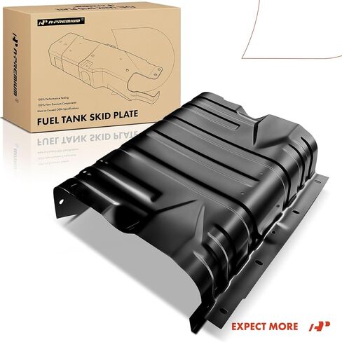 A-Premium Fuel Tank Skid Plate Guard متوافق مع Jeep YJ Series Wrangler 1987-1993 ، CJ Series CJ5 1981-1983 ، CJ7 1981-1986 ، Scrambler 1981-1986 ، استبدل# J5357023 in Saudi Arabia