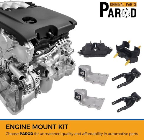Parod 6PCS Motor Mount Kit Fit for 02-07 Buick Rendezvous ، 05-06 Terraza ، 05-09 Chevy Uplander ، 97-2005 Venture ، 97-2004 Oldsmobile Silhouette استبدال#A2818 A2899 A2899 A2900 A2900 A2900 A2906 in Saudi Arabia
