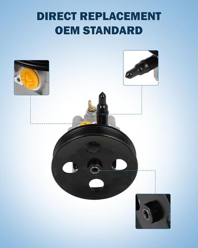 مضخة توجيه الطاقة ECCPP تناسب Mitsubishi Eclipse 2006-2012 L4 2.4L لـ Galant 2004-2012 L4 2.4L استبدال N9900660 ، MN101061 in Saudi Arabia