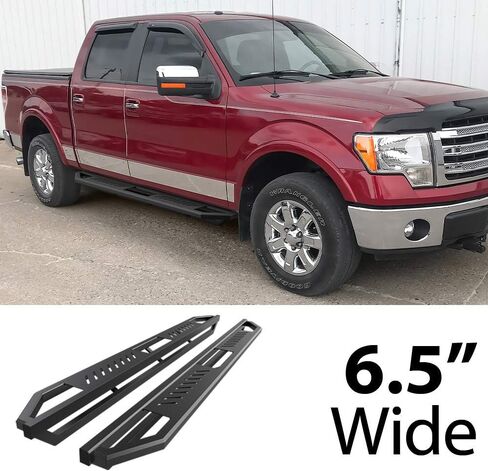 HD Ridez Pocket Drop Steps Armor متوافق مع Ford F150 2004-2014 Super Cab (Expressed Heritage Edition) (Nerf Bar Side Steps Side Bars) in Saudi Arabia