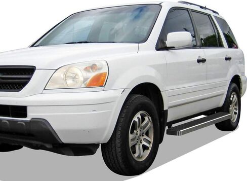APS 6in من الفولاذ المقاوم للصدأ للركض الأسود متوافق مع هوندا Pilot 2003-2008 و Acura MDX 02-06 (خطوات جانبية NERF) in Saudi Arabia