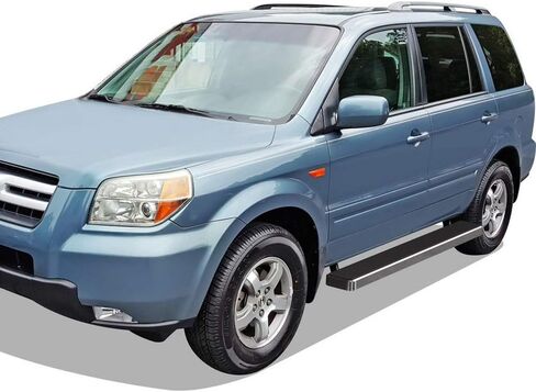 APS 6in من الفولاذ المقاوم للصدأ للركض الأسود متوافق مع هوندا Pilot 2003-2008 و Acura MDX 02-06 (خطوات جانبية NERF) in Saudi Arabia