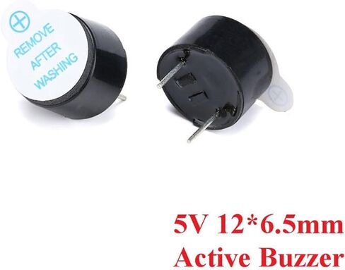 10pcs 5V Active Buzzer 12 * 6.5mm Integrated Electromagnetic Active Piezo Buzzers 12x6.5mm in Saudi Arabia
