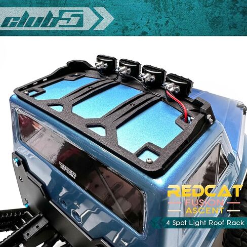 النادي العام 5 رف سقف الضوء بقعة من Redcat الصعود/الانصهار (LED 6V) ، 1/10 ، الأسود in Saudi Arabia