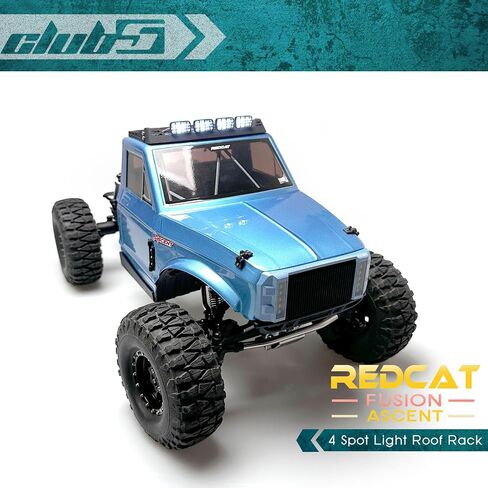 النادي العام 5 رف سقف الضوء بقعة من Redcat الصعود/الانصهار (LED 6V) ، 1/10 ، الأسود in Saudi Arabia