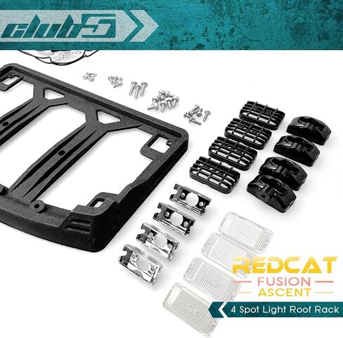 النادي العام 5 رف سقف الضوء بقعة من Redcat الصعود/الانصهار (LED 6V) ، 1/10 ، الأسود in Saudi Arabia